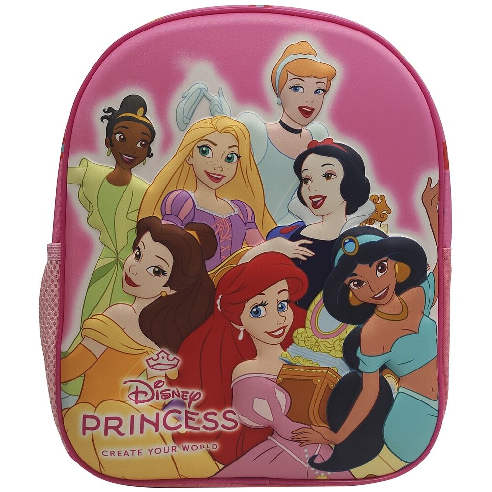 Imagen 1 - Mochila 3D Rose Princesas Disney 29Cm