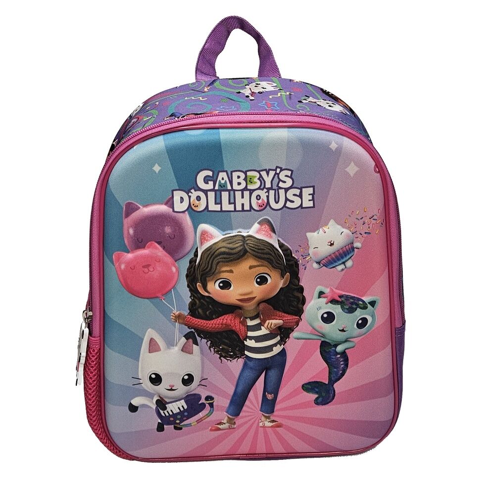 Imagen 1 - Mochila 3D Dance La Casa De Muñecas De Gabby 29Cm