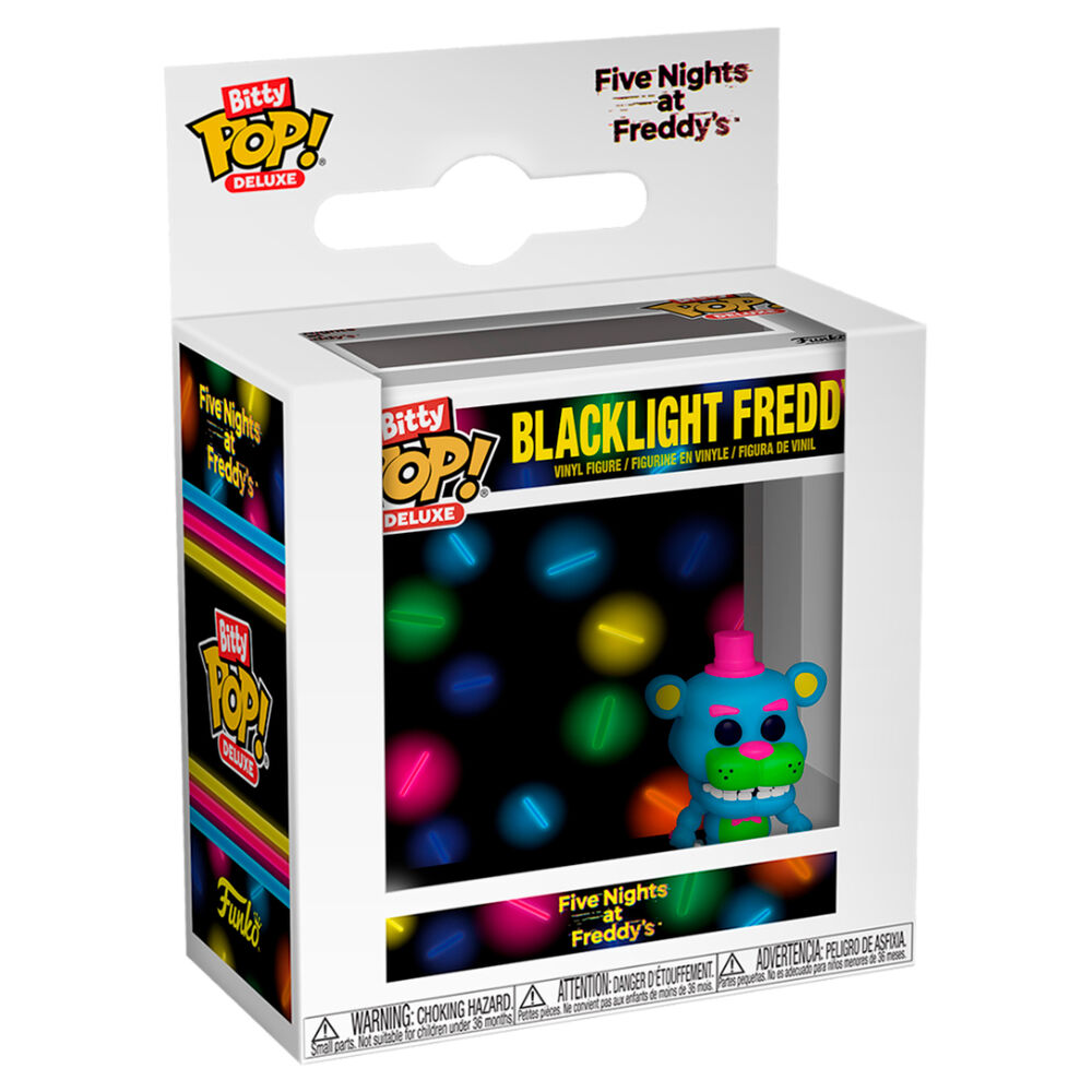 Imagen 2 - Figura Bitty Pop Deluxe Five Night's At Freddy's Blacklight Freddy