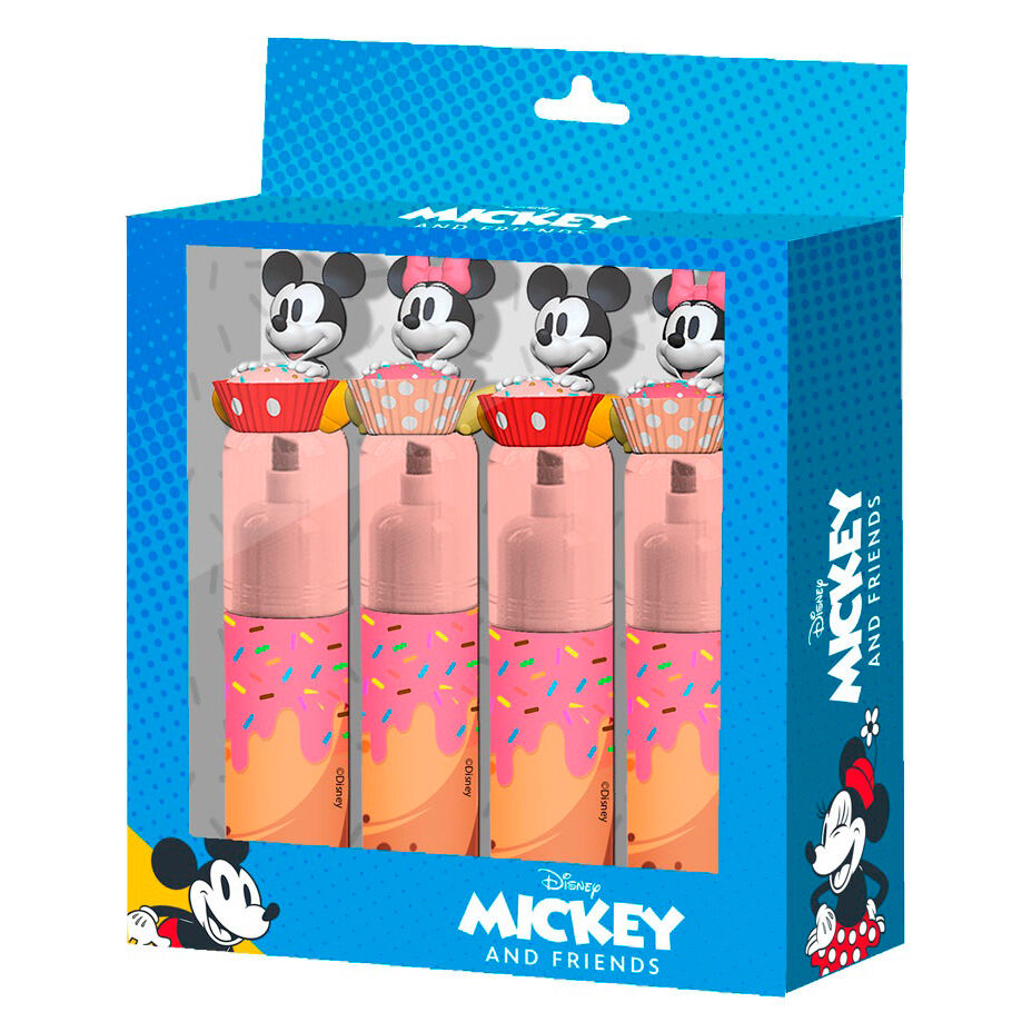 Imagen 1 - Blister 4 Subrayadores Minnie Disney