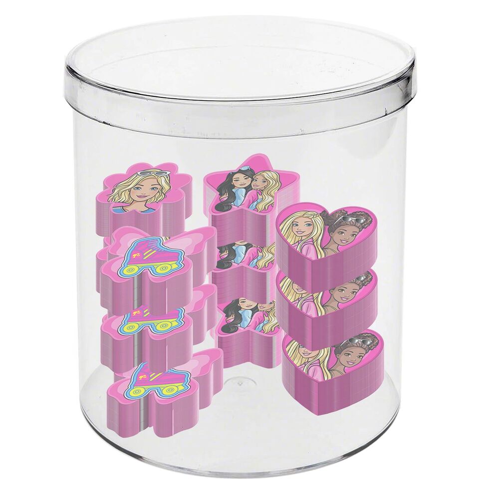 Imagen 1 - Cubo 12 Gomas Barbie