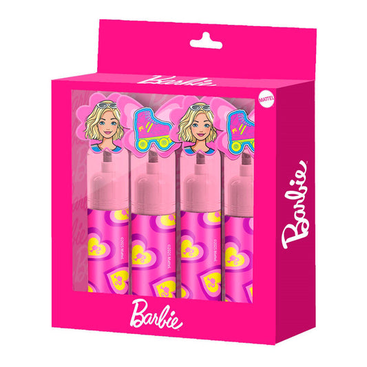Imagen 1 - Blister 4 Subrayadores Barbie