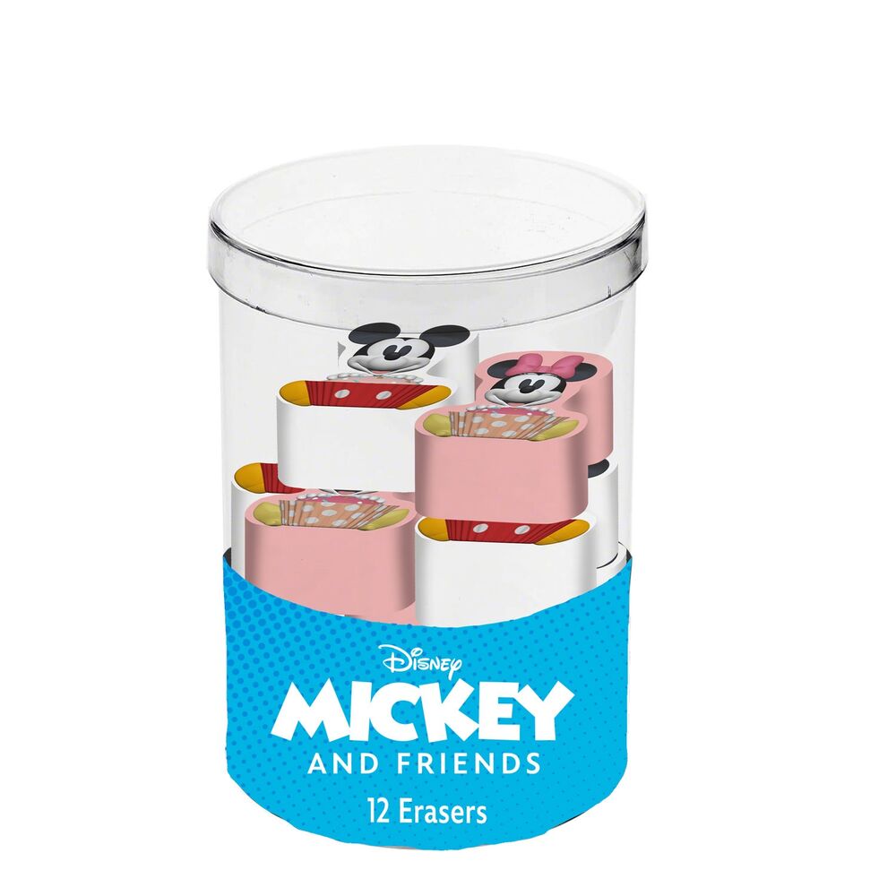 Imagen 1 - Cubo 12 Gomas Minnie Disney