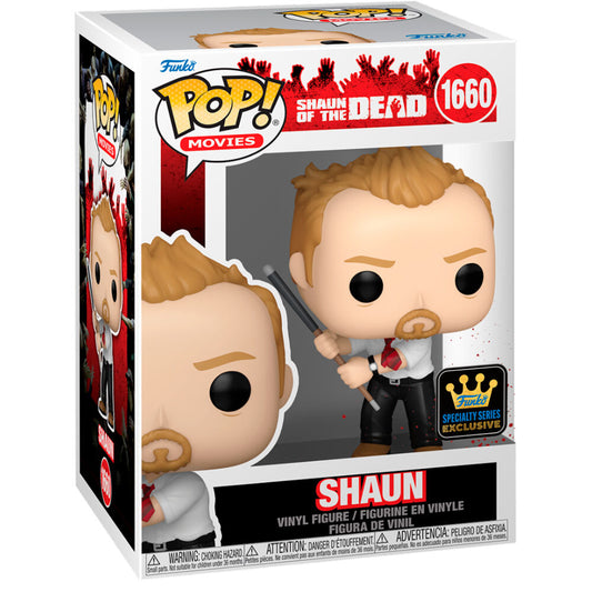 Imagen de Figura Pop Zombies Party Shaun Exclusive parte de nuestra colección en Espadas y más, sitio oficial.