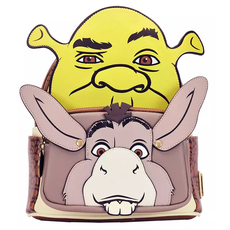 Imagen de Mochila Shrek & Donkey Shrek Loungefly 31Cm parte de nuestra colección en Espadas y más, sitio oficial.