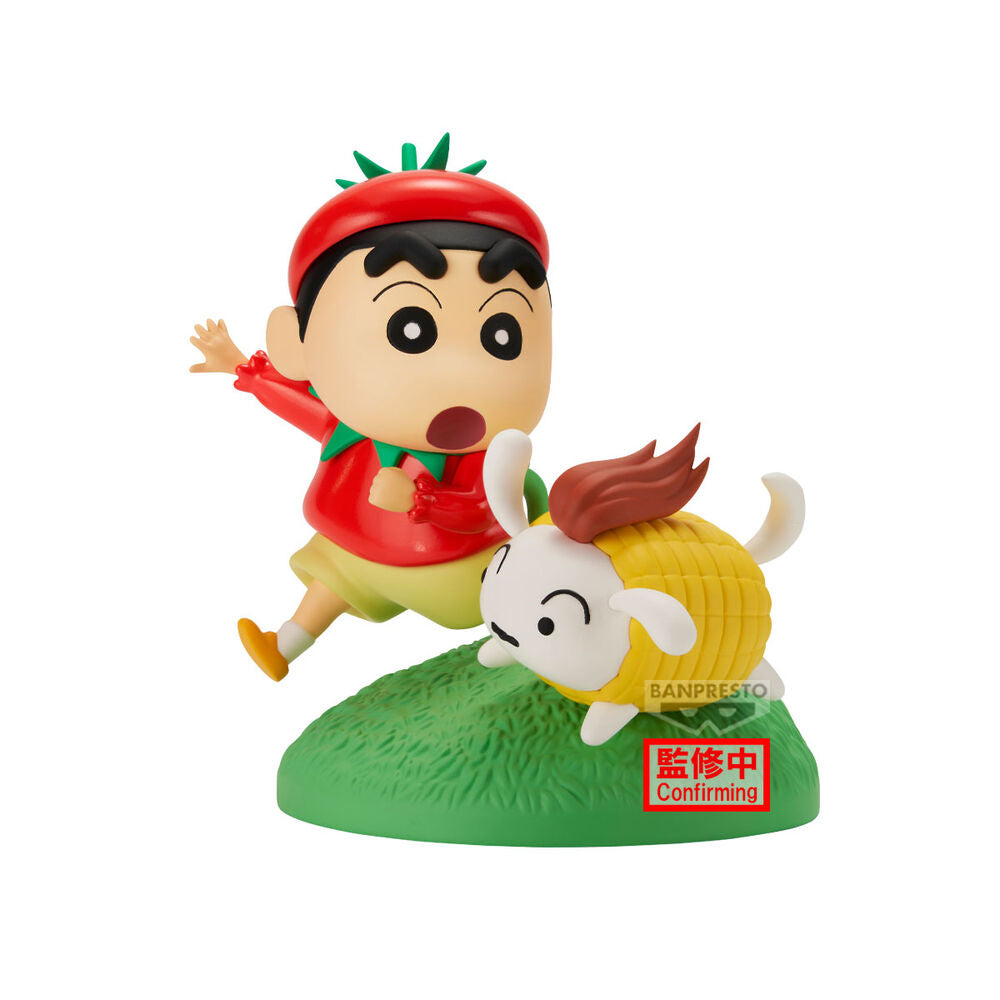 Imagen 1 - Figura Shinnosuke Vegetable Costume Crayon Shinchan 10Cm