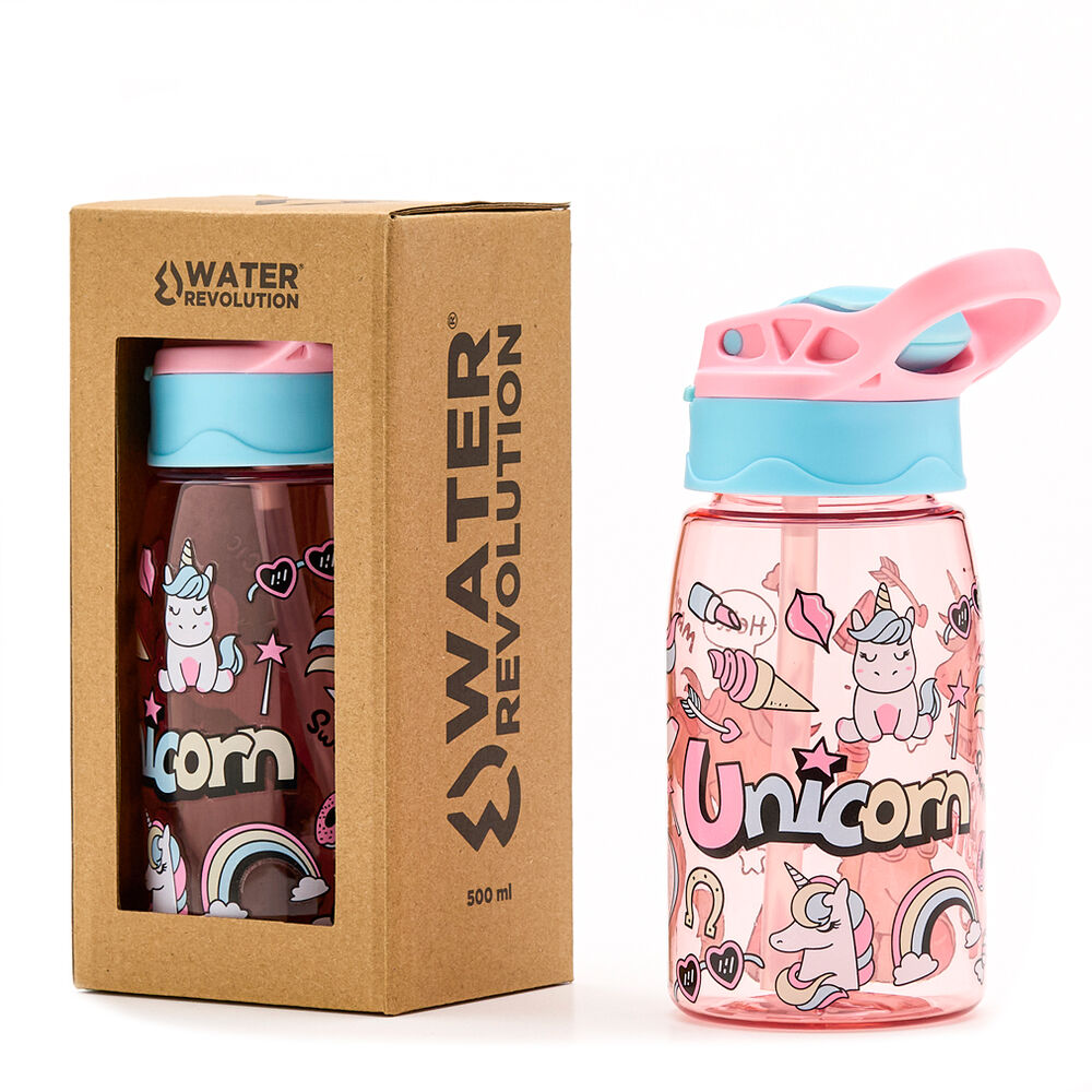 Imagen 1 - Cantimplora Unicornio Water Revolution 500Ml Tritan