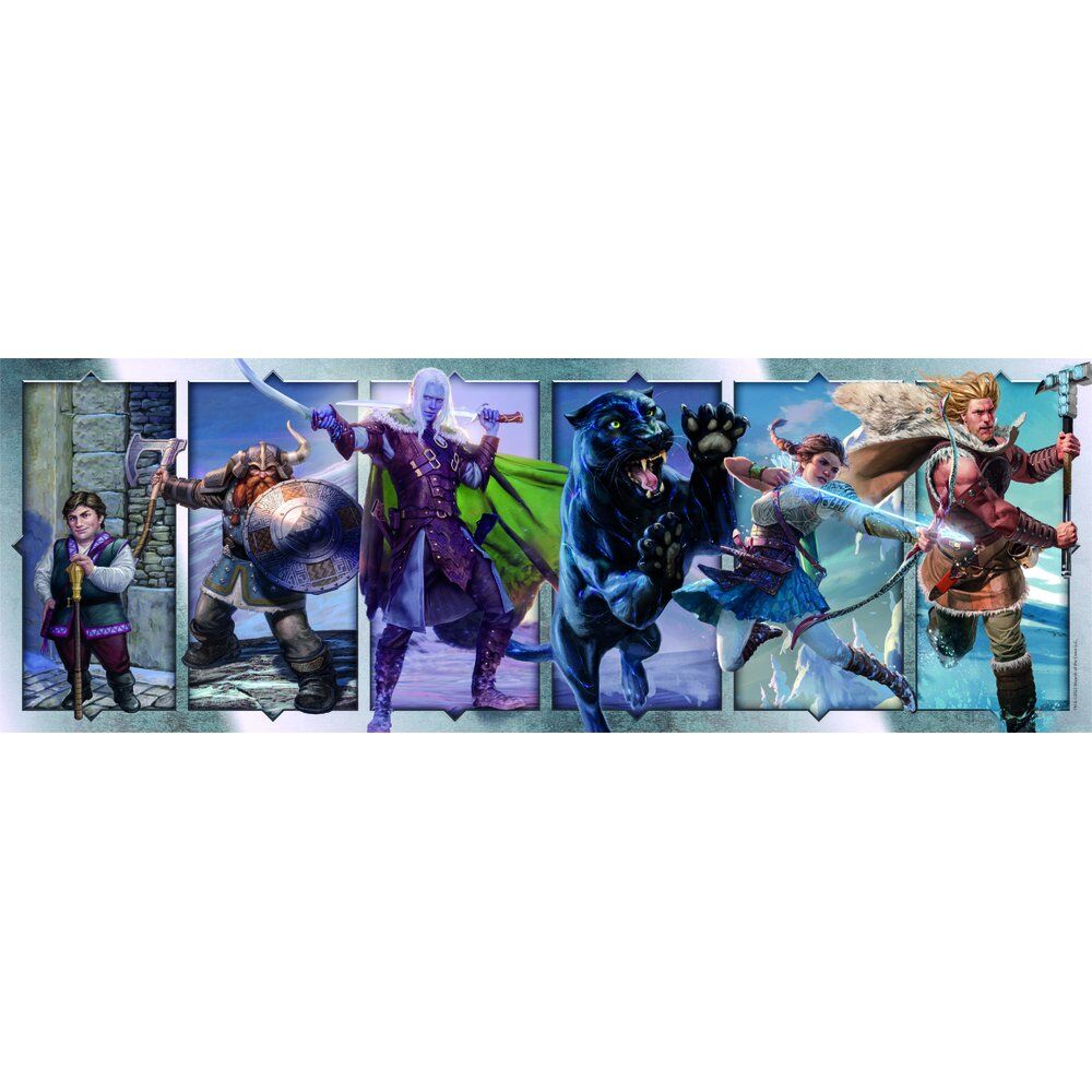 Imagen 1 - Puzzle Panorama Dragones Y Mazmorras 1000Pzs