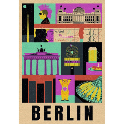Imagen 1 - Puzzle Berlin Style In The City 1000Pzs