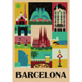 Imagen 1 - Puzzle Barcelona Style In The City 1000Pzs