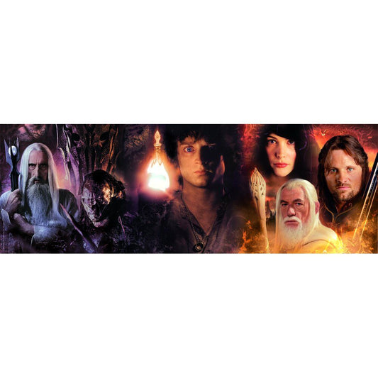 Imagen 1 - Puzzle Panorama El Señor De Los Anillos 1000Pzs
