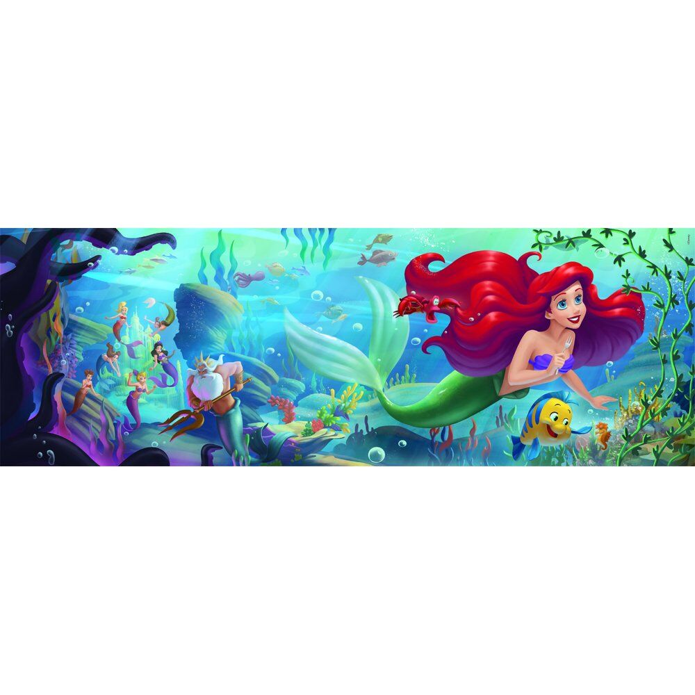 Imagen 1 - Puzzle Panorama La Sirenita Disney 1000Pzs