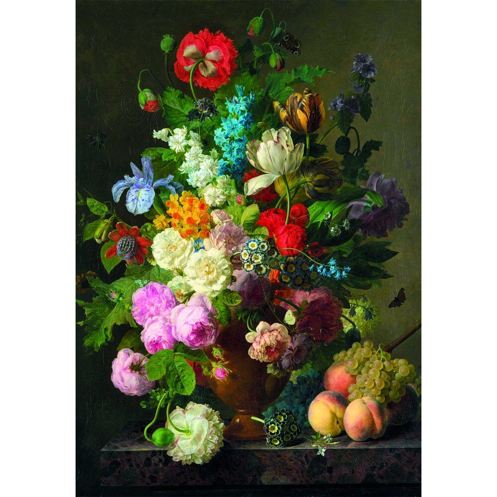 Imagen 1 - Puzzle Bowl Of Flowers Van Dael Museum 1000Pzs