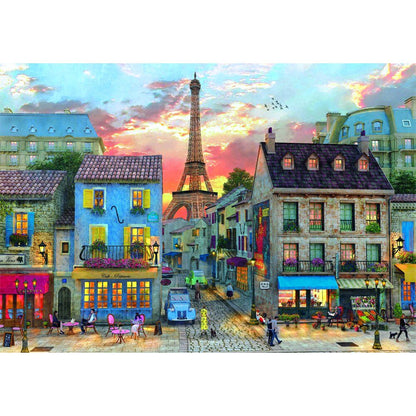 Imagen 1 - Puzzle Streets Of Paris High Quality 1000Pzs