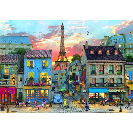 Imagen 1 - Puzzle Streets Of Paris High Quality 1000Pzs