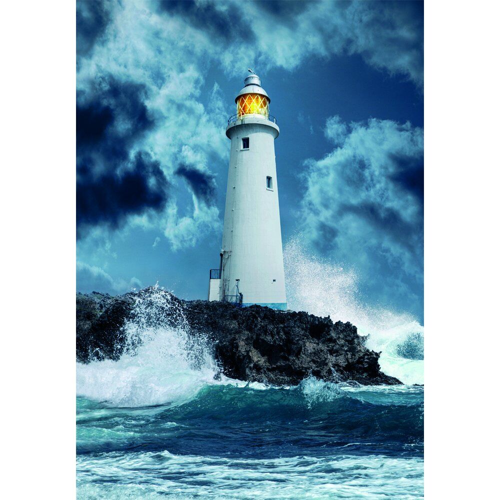 Imagen 1 - Puzzle Lighthouse In The Storm High Quality 1000Pzs