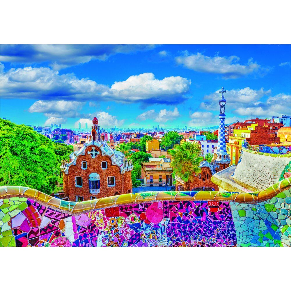Imagen 1 - Puzzle Park Guell Barcelona High Quality 1000Pzs