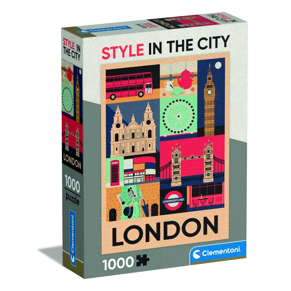 Imagen 2 - Puzzle Londres Style In The City 1000Pzs