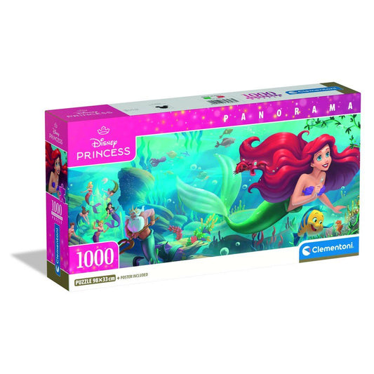 Imagen 2 - Puzzle Panorama La Sirenita Disney 1000Pzs