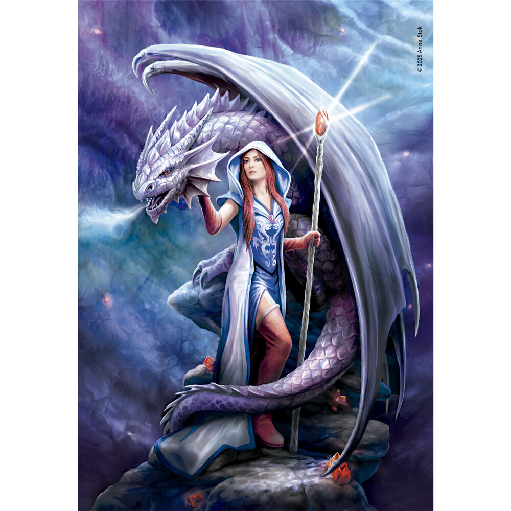 Imagen 1 - Puzzle Dragon Mage Anne Stokes 1000Pzs