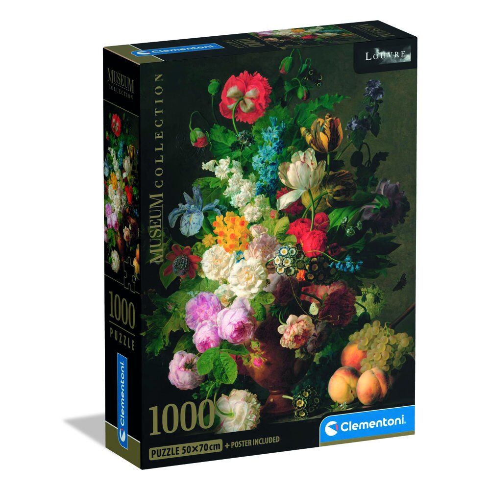 Imagen 2 - Puzzle Bowl Of Flowers Van Dael Museum 1000Pzs
