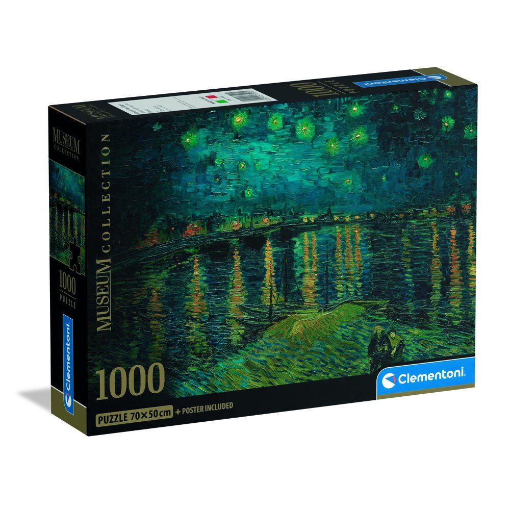 Imagen 2 - Puzzle Starry Night Over The Rhone Van Gogh Museum 1000Pzs