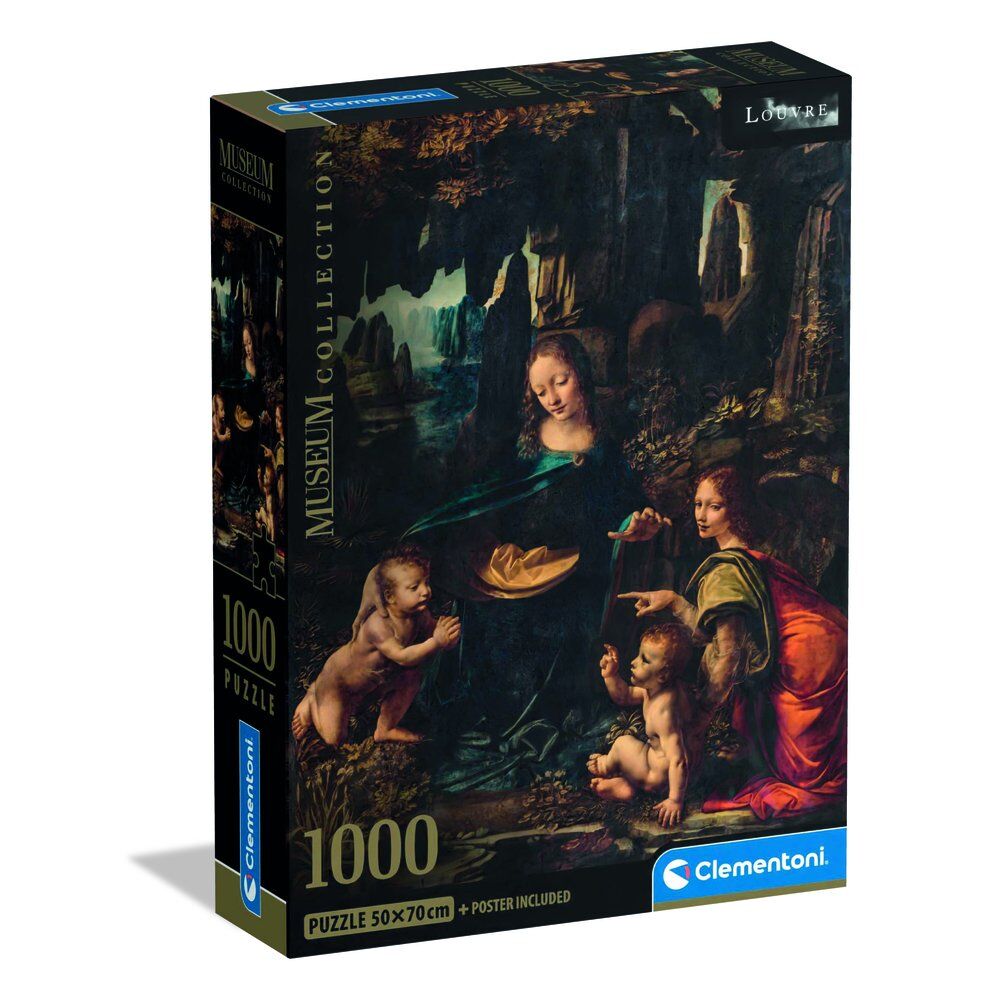 Imagen 2 - Puzzle The Virgin Of The Rocks Leonardo Museum 1000Pzs