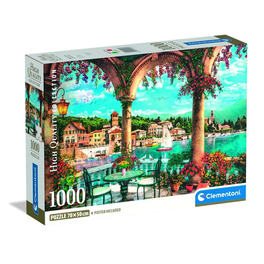 Imagen 2 - Puzzle Balcony View Of Lake Como High Quality 1000Pzs