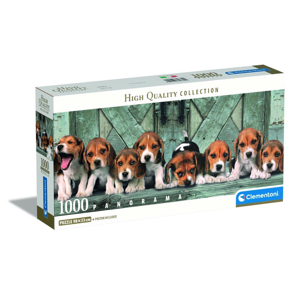 Imagen 2 - Puzzle Panorama Beagles High Quality 1000Pzs