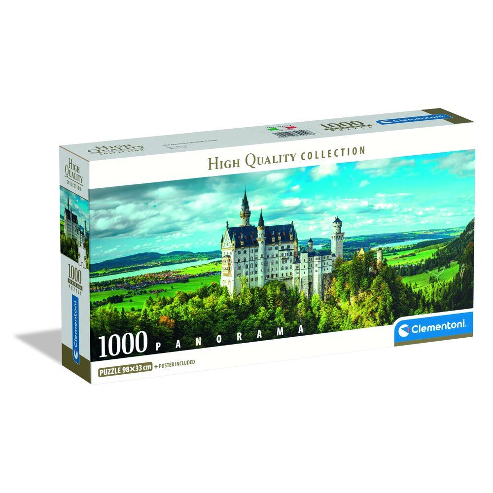 Imagen 2 - Puzzle Panorama The Neuschwanstein Castle High Quality 1000Pzs