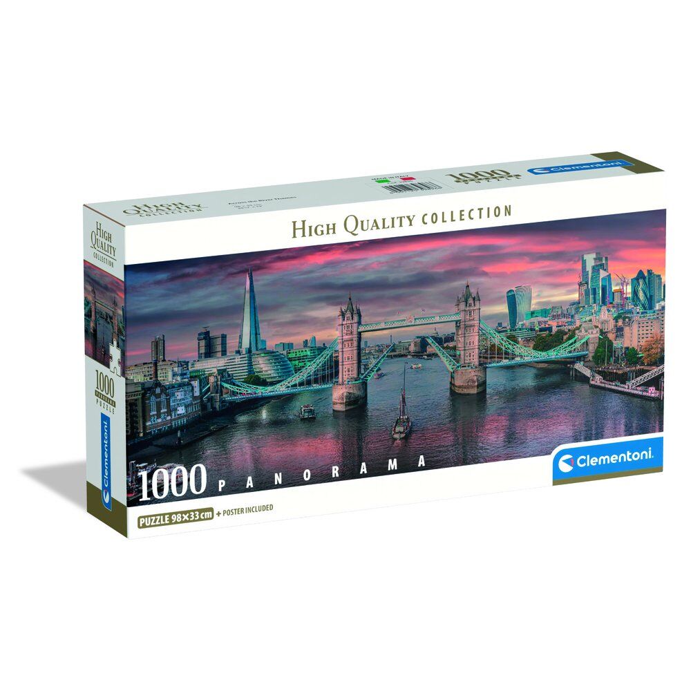 Imagen 2 - Puzzle Panorama Across The River Thames High Quality 1000Pzs