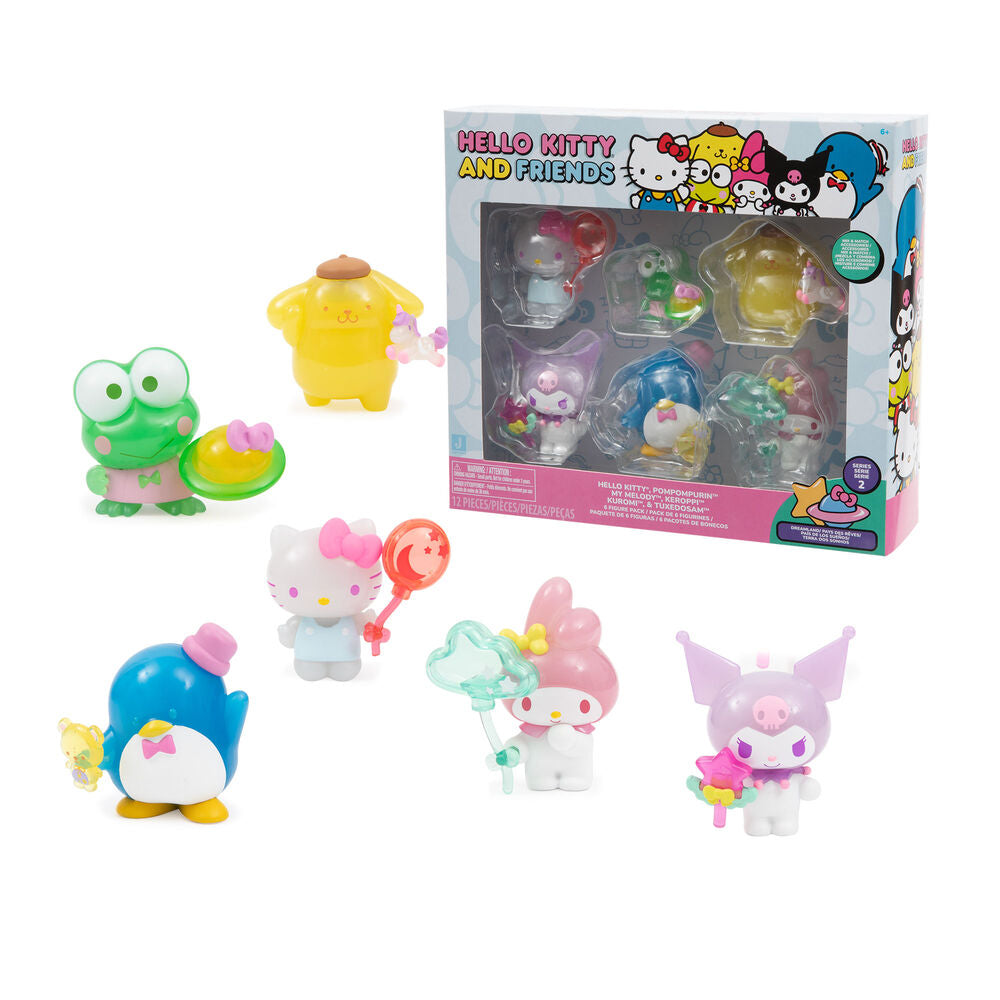 Imagen 7 - Blister 6 Figuras Hello Kitty 5Cm