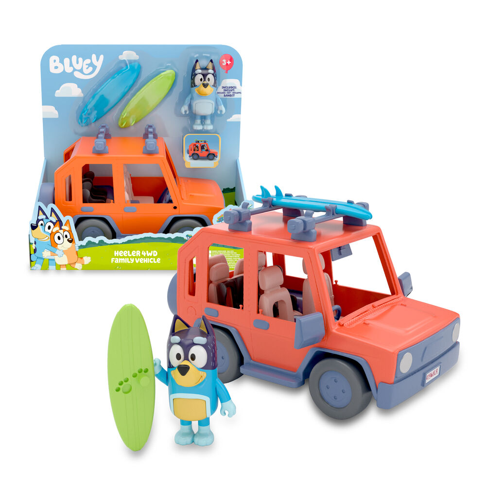 Imagen 1 - Coche Familiar + Figura Bandit Bluey