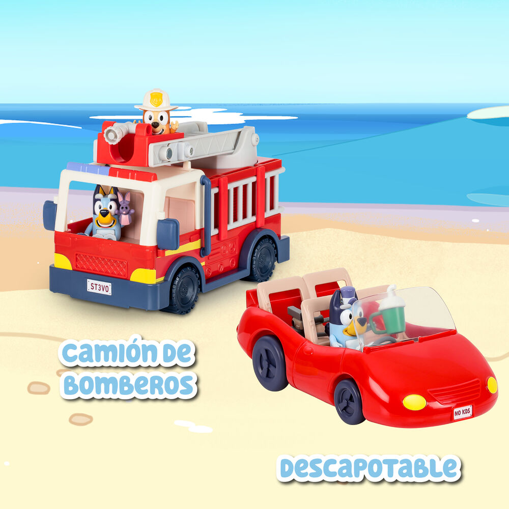 Imagen 2 - Coche Descapotable + Figura Bandit Bluey