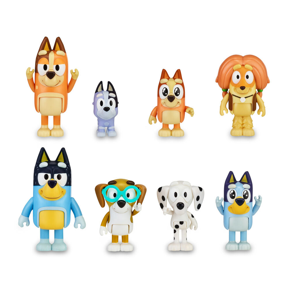 Imagen de Blister 8 Figuras Bluey parte de nuestra colección en Espadas y más, sitio oficial.