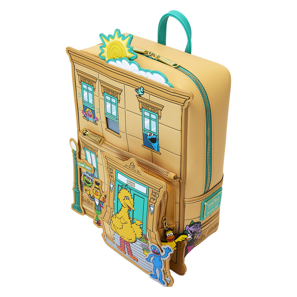 Imagen de Mochila Corner Barrio Sesamo Loungefly 30Cm parte de nuestra colección en Espadas y más, sitio oficial.