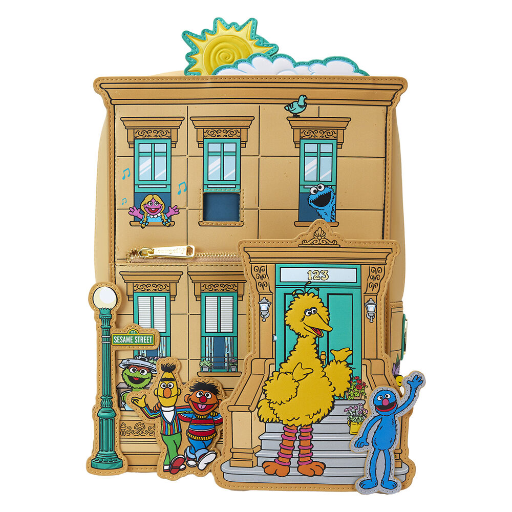 Imagen de Mochila Corner Barrio Sesamo Loungefly 30Cm parte de nuestra colección en Espadas y más, sitio oficial.