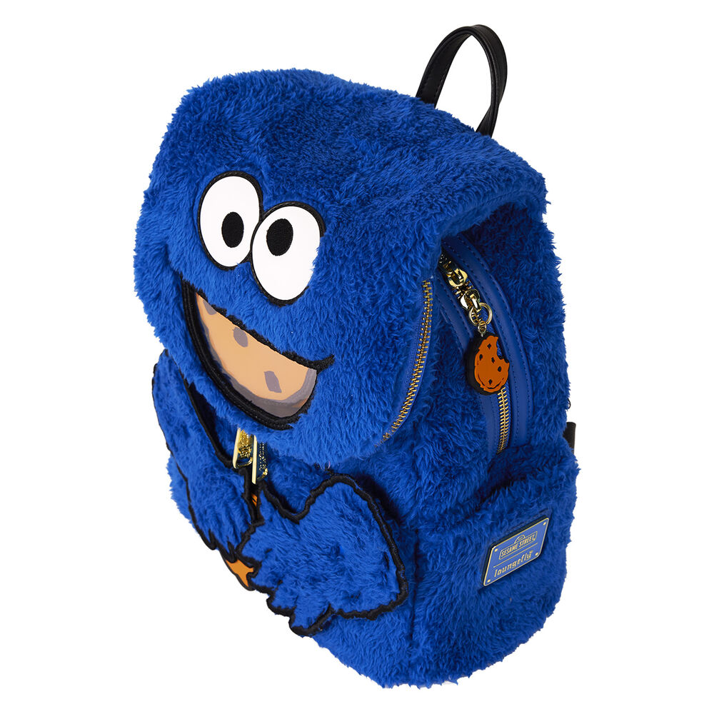 Imagen de Mochila Peluche + Monedero Cookie Monster Barrio Sesamo Loungefly parte de nuestra colección en Espadas y más, sitio oficial.