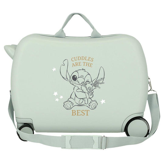 Imagen 2 - Maleta Abs Cuddles Are The Best Stitch Disney 50Cm