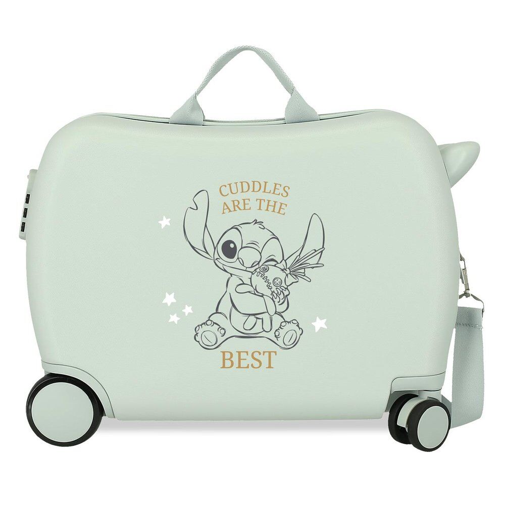 Imagen 6 - Maleta Abs Cuddles Are The Best Stitch Disney 50Cm