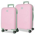 Imagen 1 - Set 2 Maletas Trolley Abs Malva Stitch Disney