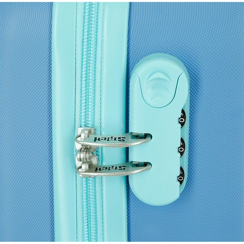 Imagen 8 - Maleta Trolley Abs Azulon Stitch Disney 55Cm