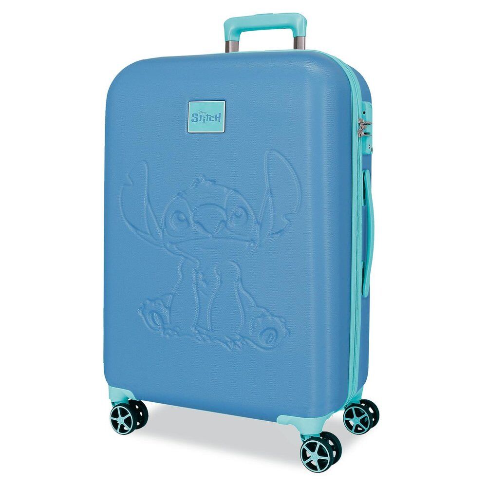 Imagen 1 - Maleta Trolley Abs Azulon Stitch Disney 60Cm