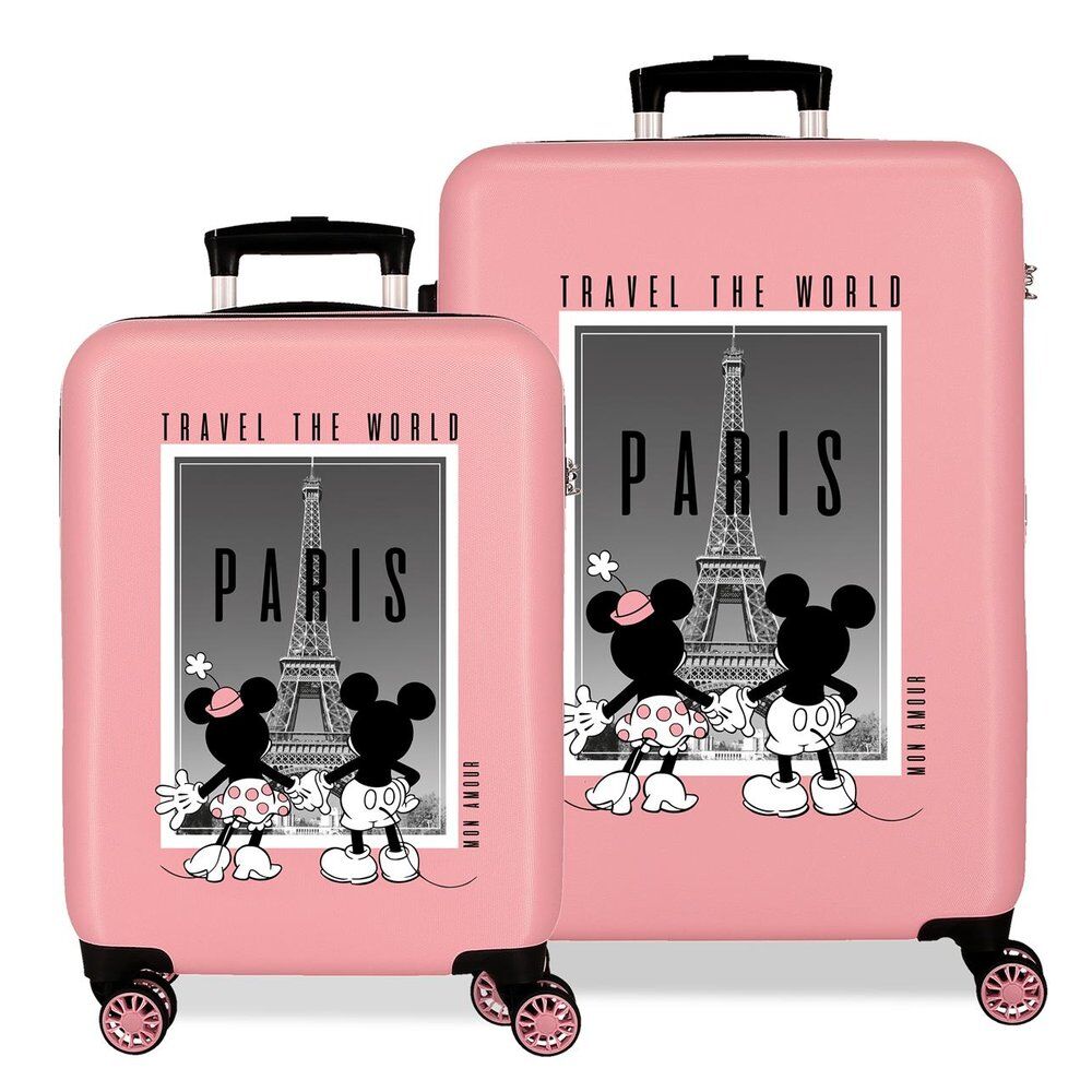 Imagen 6 - Set 2 Maletas Trolley Abs Paris Mickey &#38; Minnie Disney