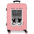 Imagen 1 - Maleta Trolley Abs Paris Mickey & Minnie Disney 68Cm