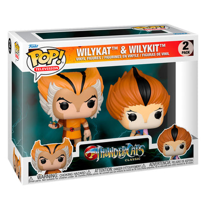 Imagen 2 - Blister 2 Figuras Pop Thundercats Wilykat & Wilykit