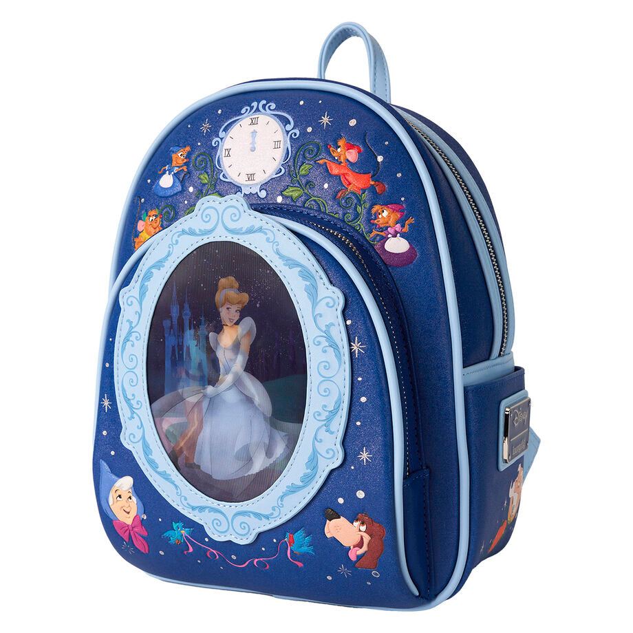 Imagen de Mochila Lenticular 75Th Anniversary La Cenicienta Disney Loungefly 26Cm parte de nuestra colección en Espadas y más, sitio oficial.