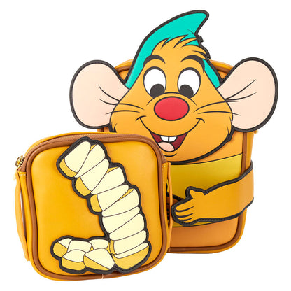 Imagen 3 - Bolso Bandolera Gus 75Th Anniversary La Cenicienta Disney Loungefly