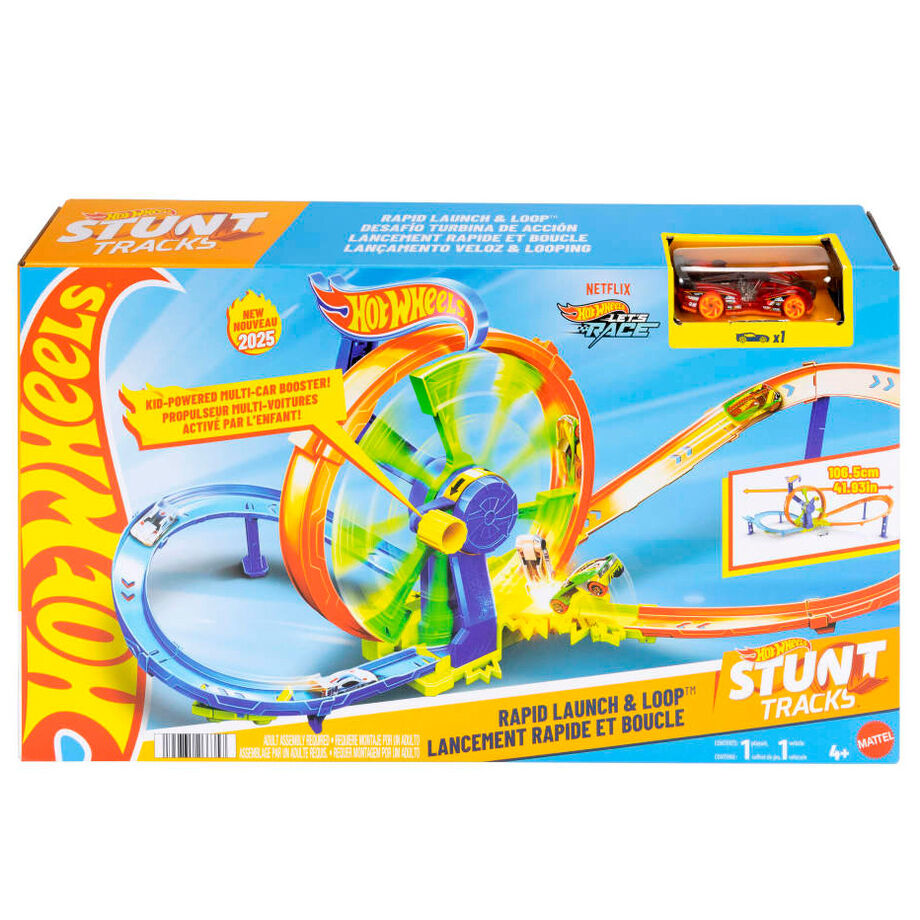 Imagen 1 - Pista Desafio Turbina De Accion Stunt Tracks Hot Wheels
