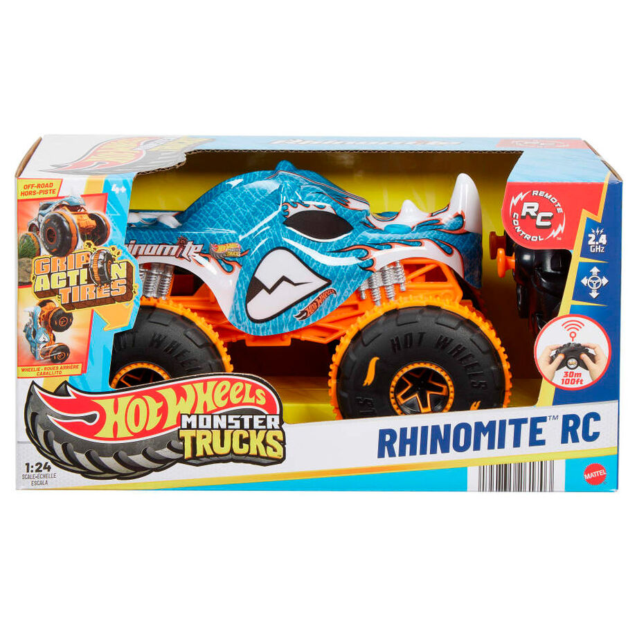 Imagen 1 - Coche Radio Control Rhinomite Monster Trucks Hot Wheels